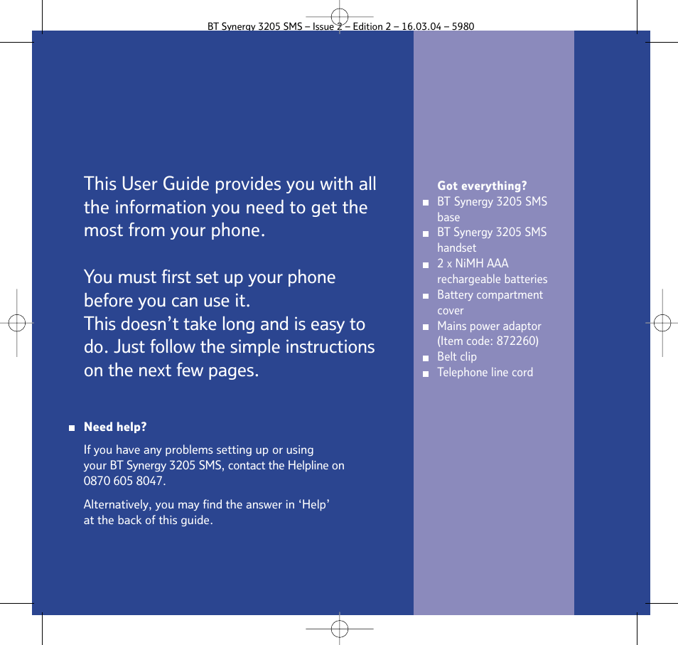 BT 3205 User Manual | Page 3 / 68