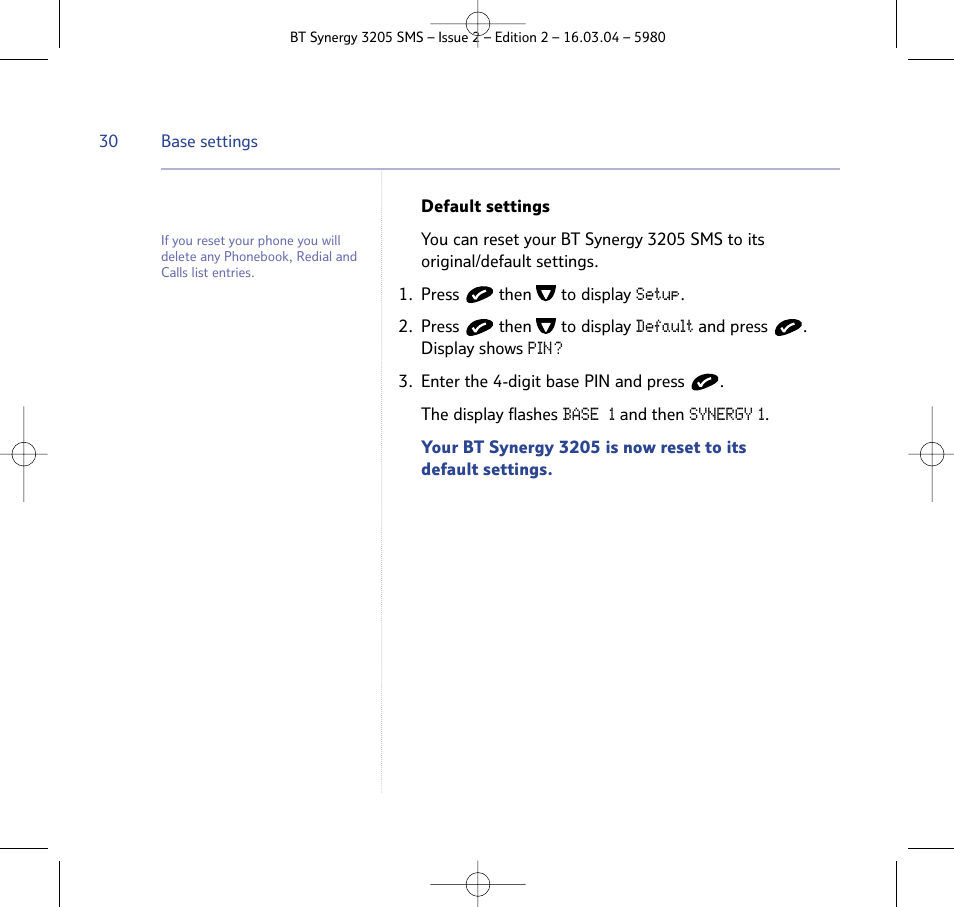 BT 3205 User Manual | Page 30 / 68
