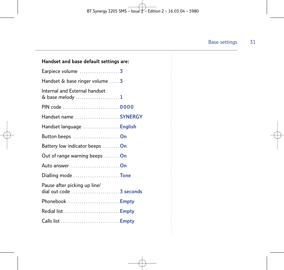 BT 3205 User Manual | Page 31 / 68