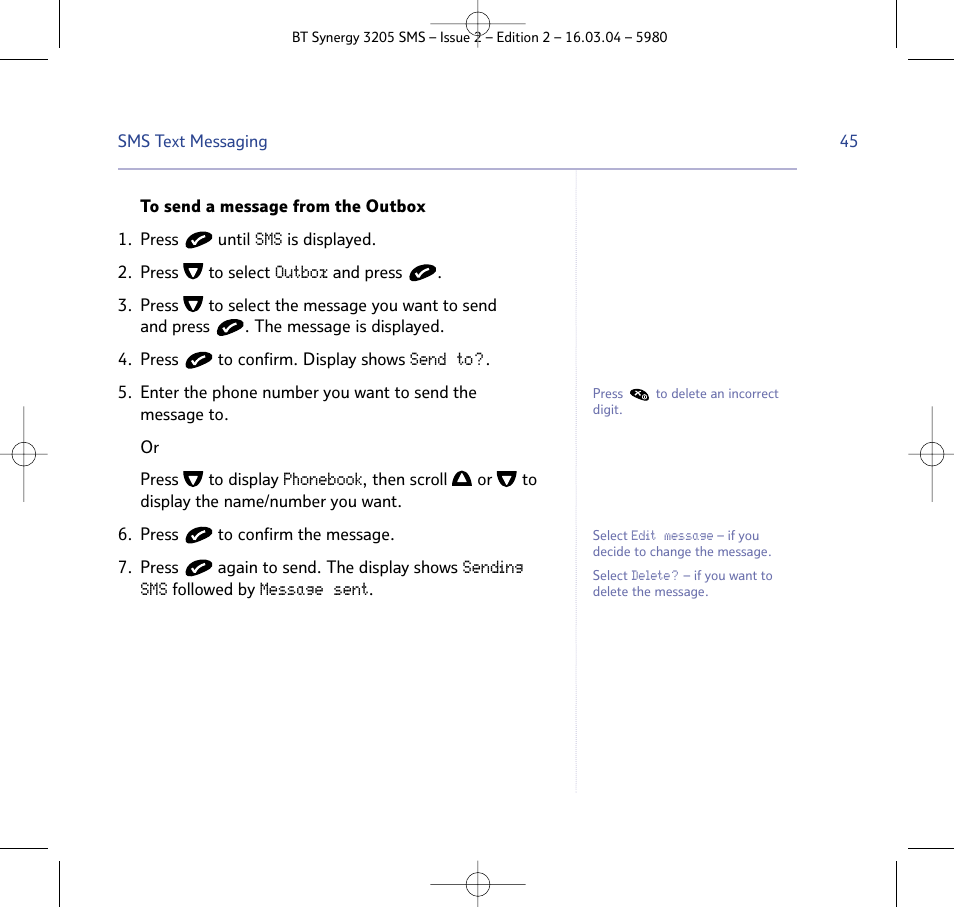 BT 3205 User Manual | Page 45 / 68