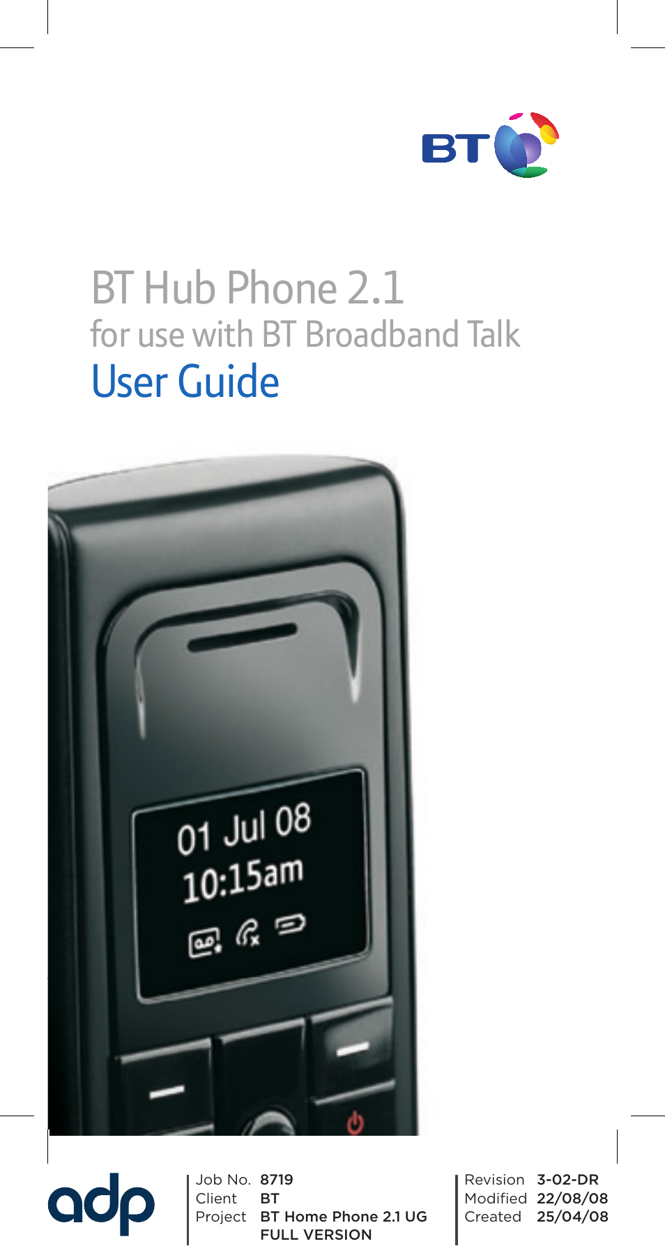 BT Hub Phone 2.1 User Manual | 80 pages