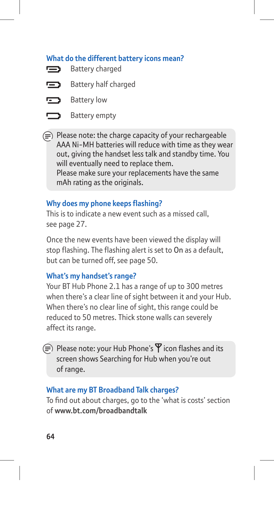 BT Hub Phone 2.1 User Manual | Page 68 / 80