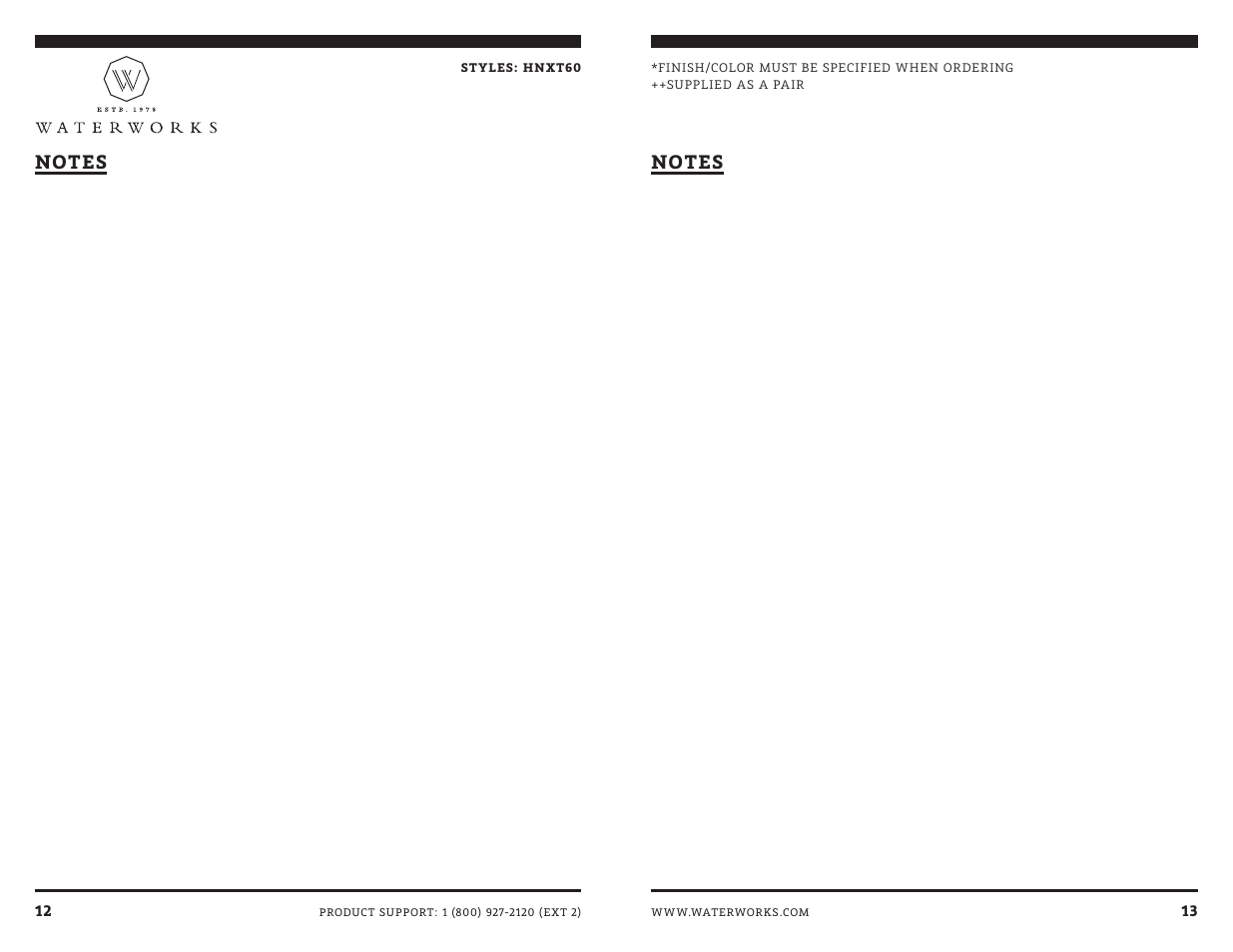 Waterworks Henry Exposed Floor Mounted Tub Filler With Handshower User Manual | Page 14 / 15