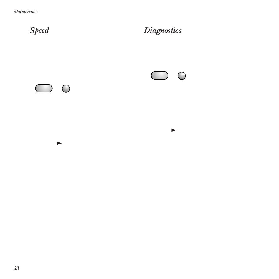 Speed, Diagnostics | BT DF450 User Manual | Page 36 / 56