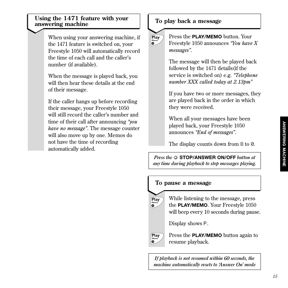 BT 1050 User Manual | Page 19 / 43