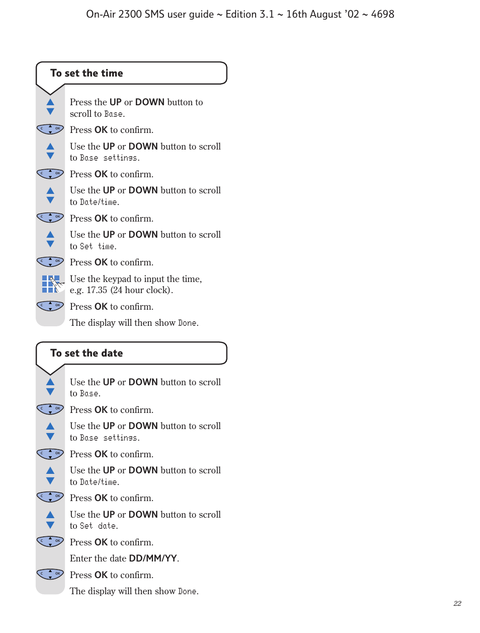 BT studio 2300 SMS User Manual | Page 23 / 43