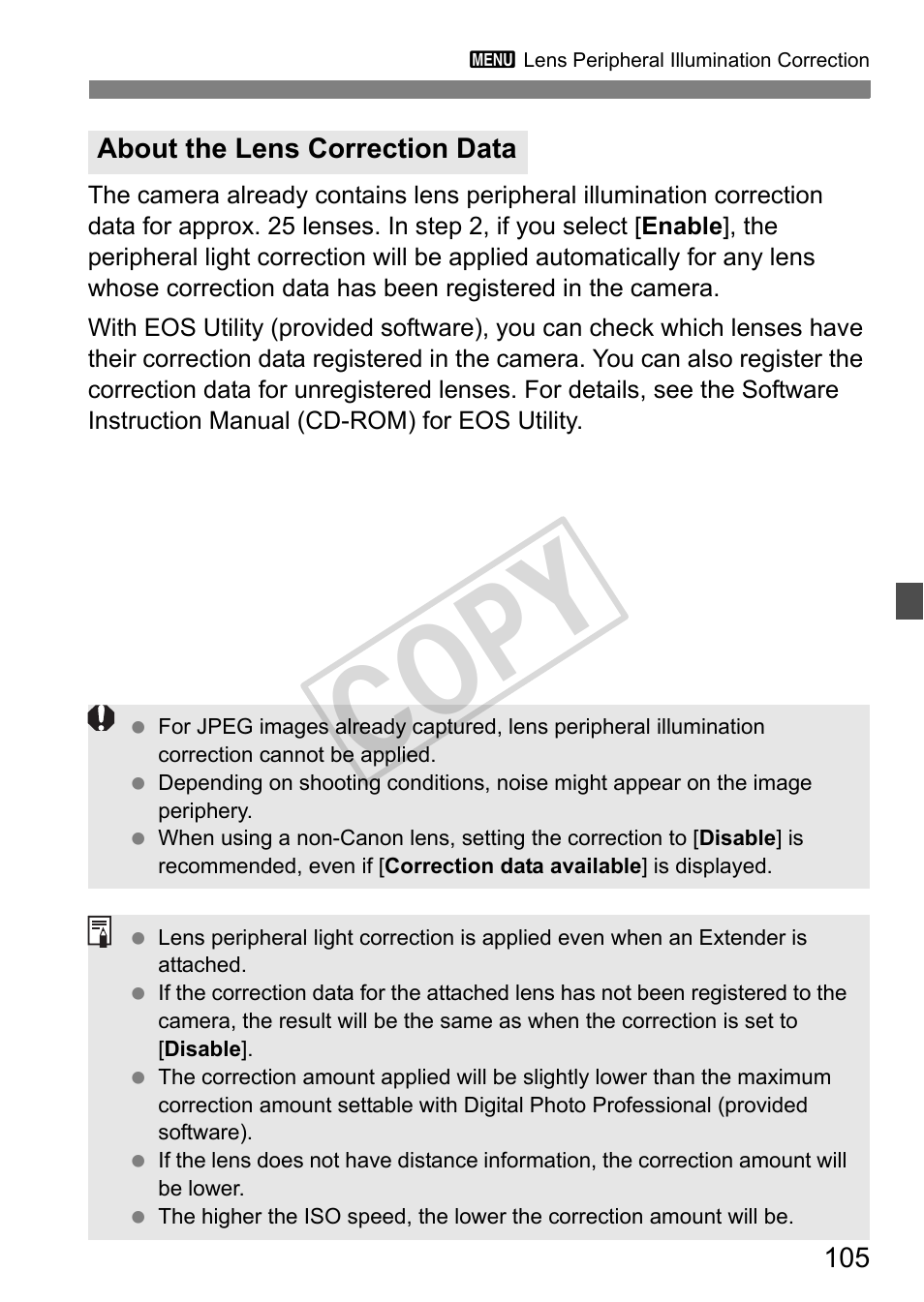 Cop y | Canon eos rebel T2i User Manual | Page 105 / 260