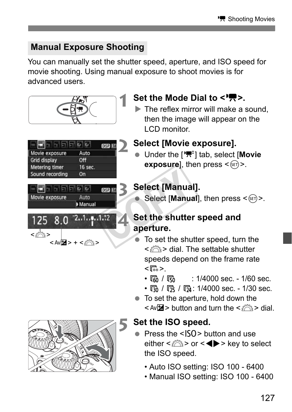 Cop y | Canon eos rebel T2i User Manual | Page 127 / 260