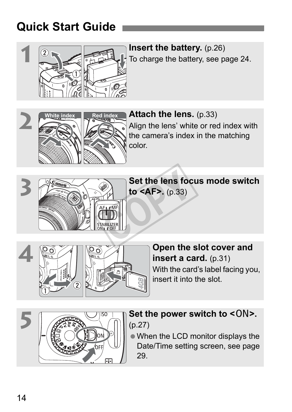 Cop y | Canon eos rebel T2i User Manual | Page 14 / 260