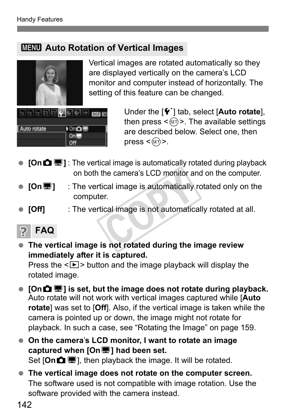 Cop y | Canon eos rebel T2i User Manual | Page 142 / 260