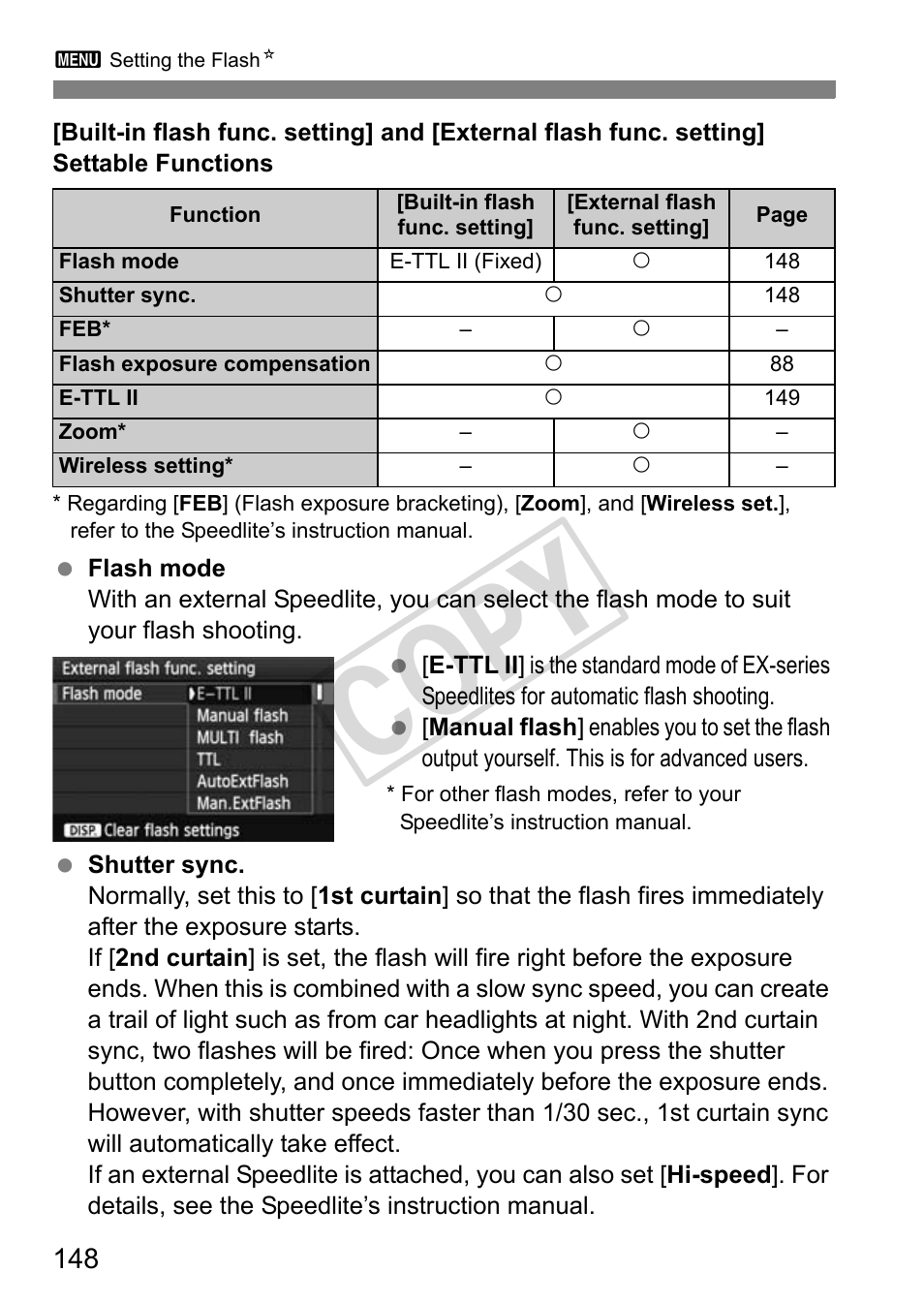 Cop y | Canon eos rebel T2i User Manual | Page 148 / 260