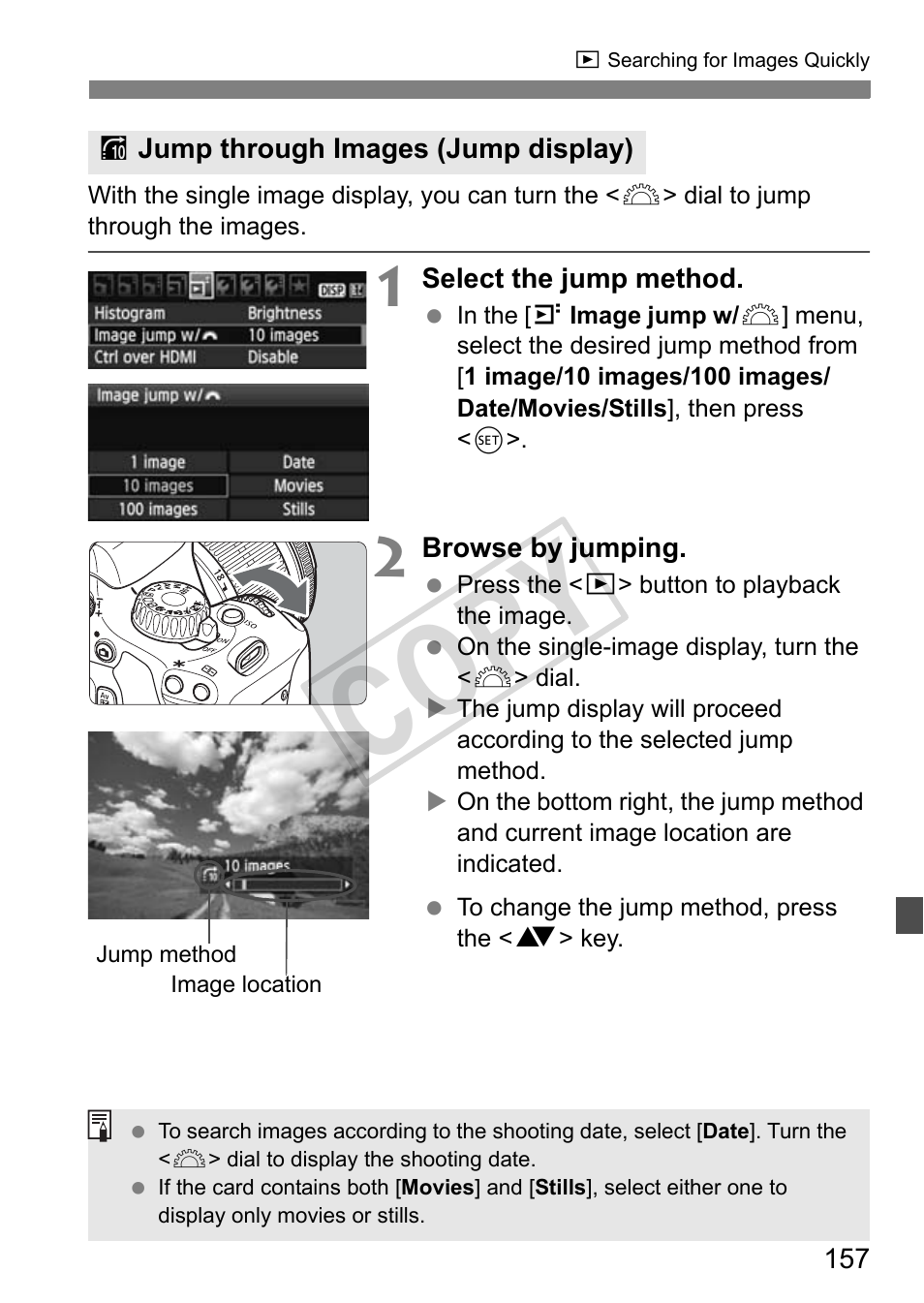 Cop y | Canon eos rebel T2i User Manual | Page 157 / 260
