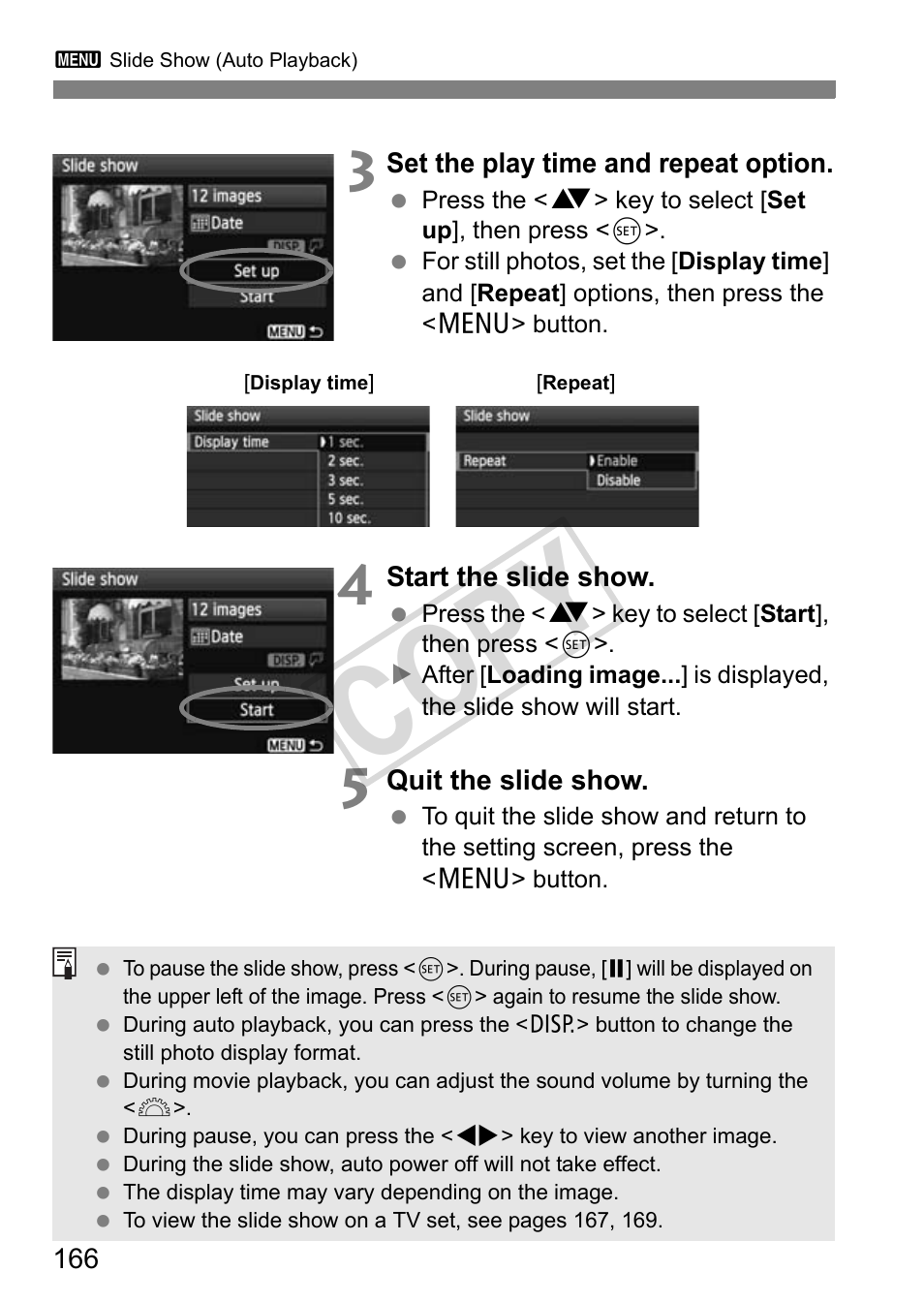 Cop y | Canon eos rebel T2i User Manual | Page 166 / 260