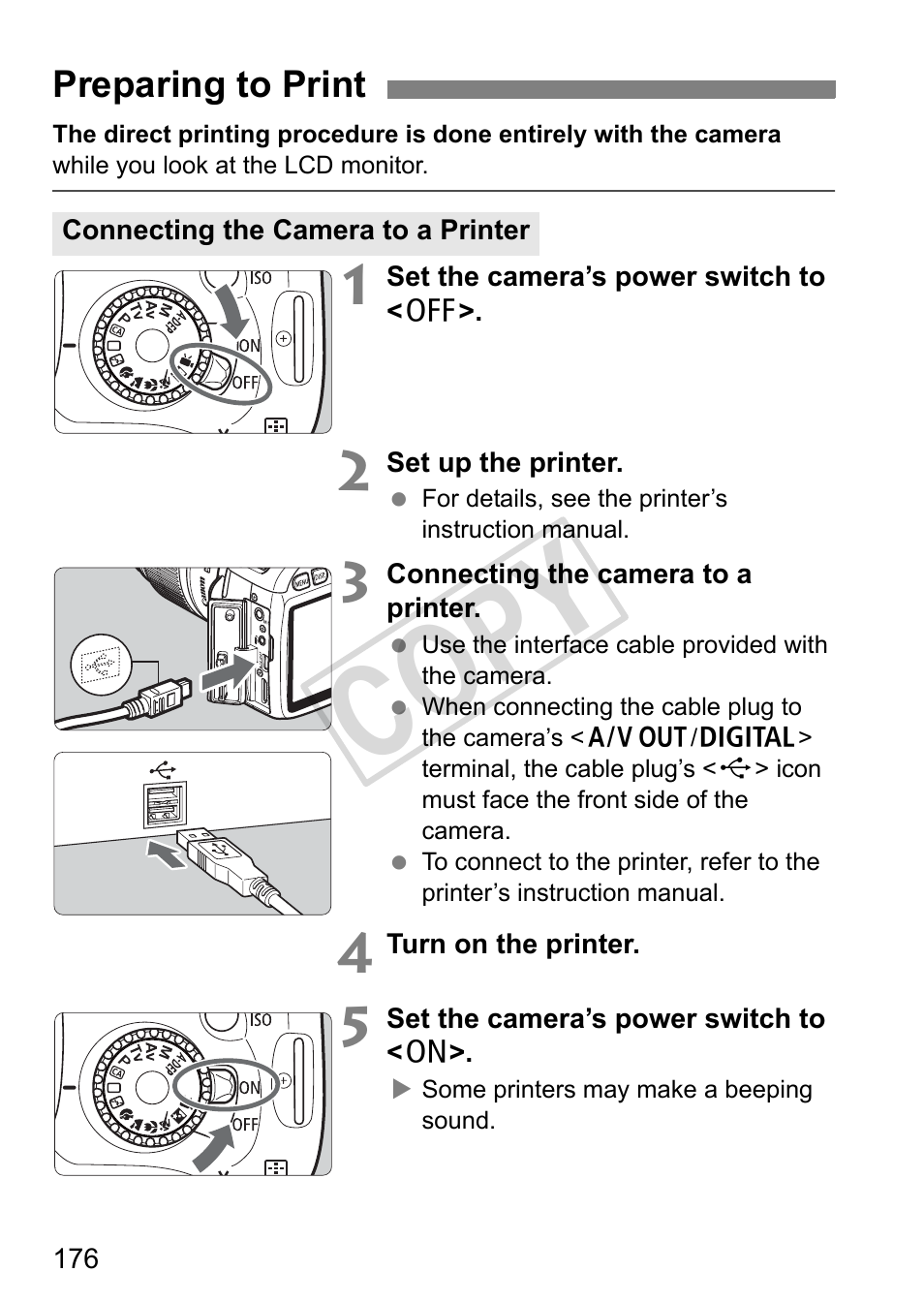 Cop y | Canon eos rebel T2i User Manual | Page 176 / 260