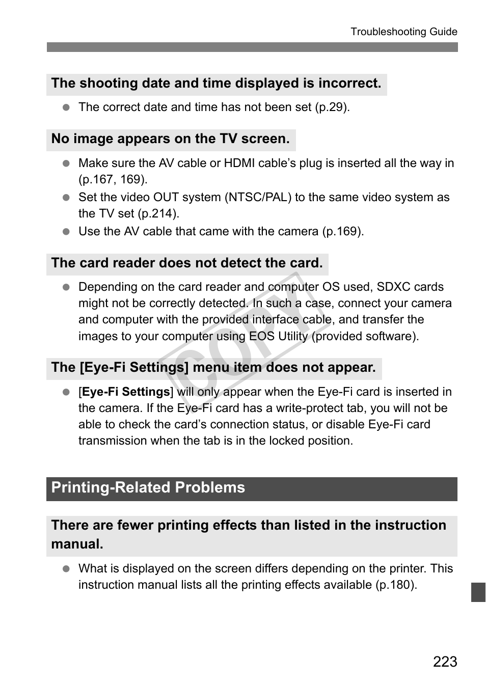 Cop y | Canon eos rebel T2i User Manual | Page 223 / 260