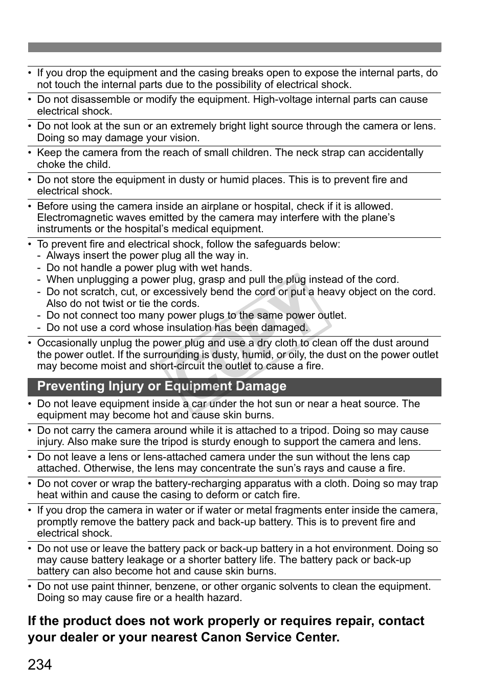 Cop y | Canon eos rebel T2i User Manual | Page 234 / 260