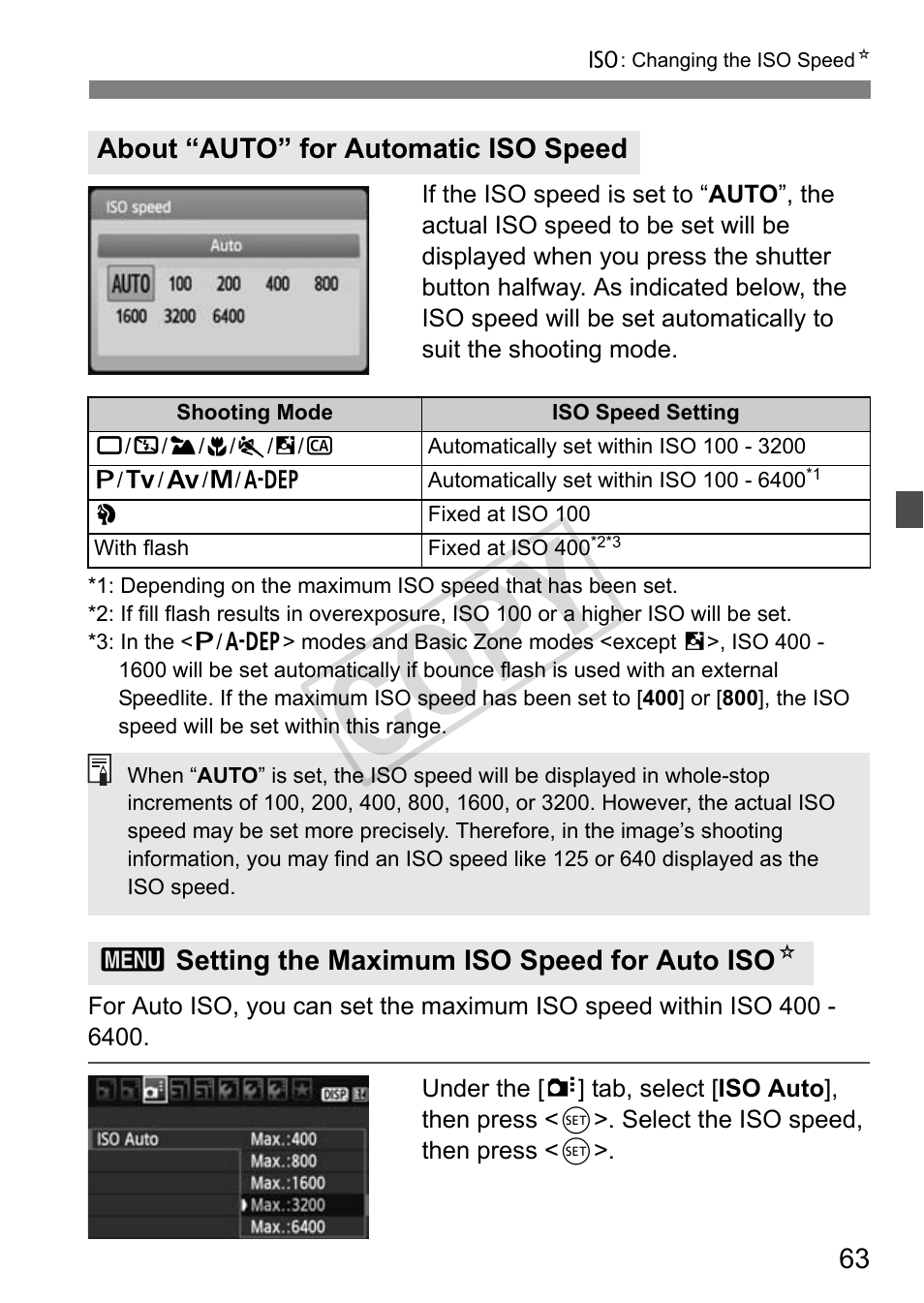 Cop y | Canon eos rebel T2i User Manual | Page 63 / 260