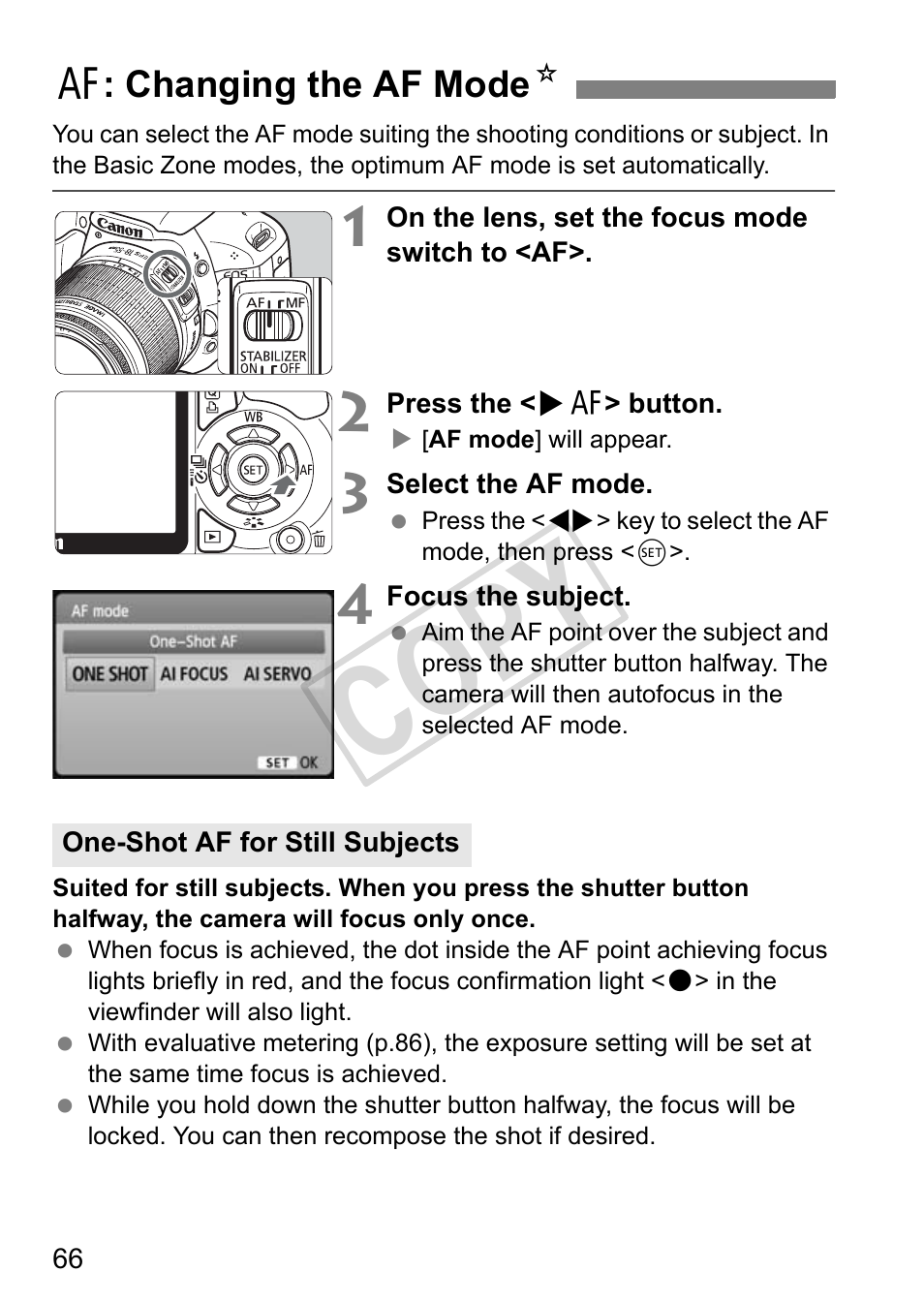 Cop y | Canon eos rebel T2i User Manual | Page 66 / 260
