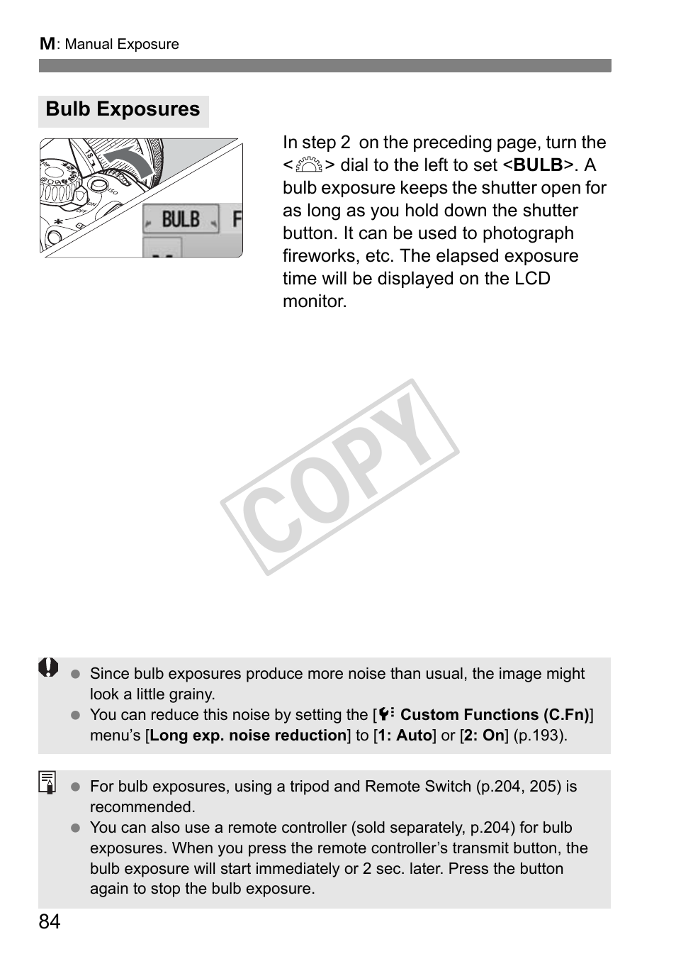 Cop y | Canon eos rebel T2i User Manual | Page 84 / 260