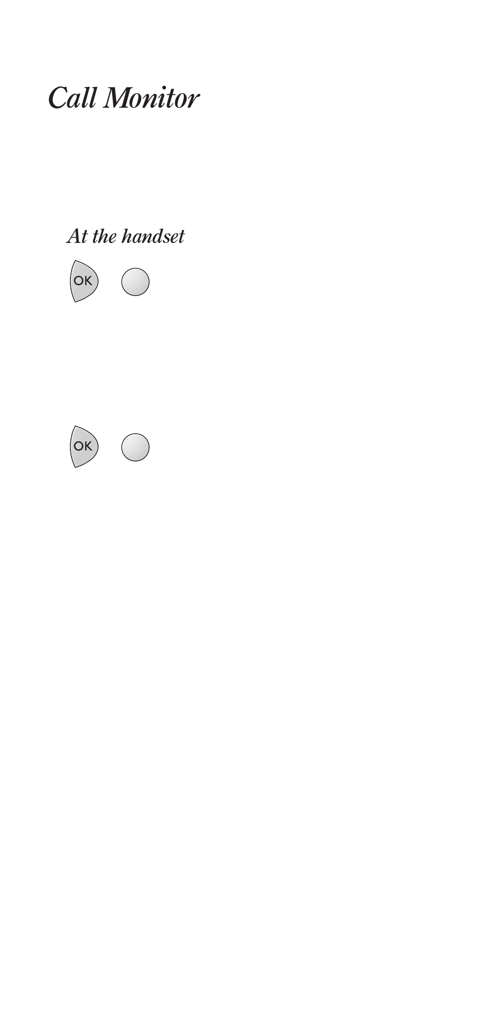 Call monitor | BT DECTfax User Manual | Page 27 / 31