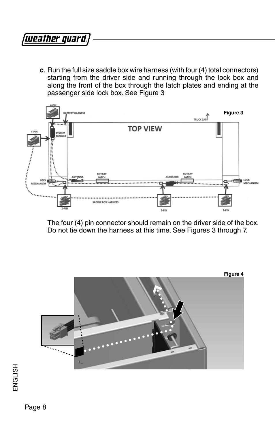 WEATHER GUARD Model QDSKSA01 Quick Draw Kit, Saddle Box User Manual | Page 8 / 24