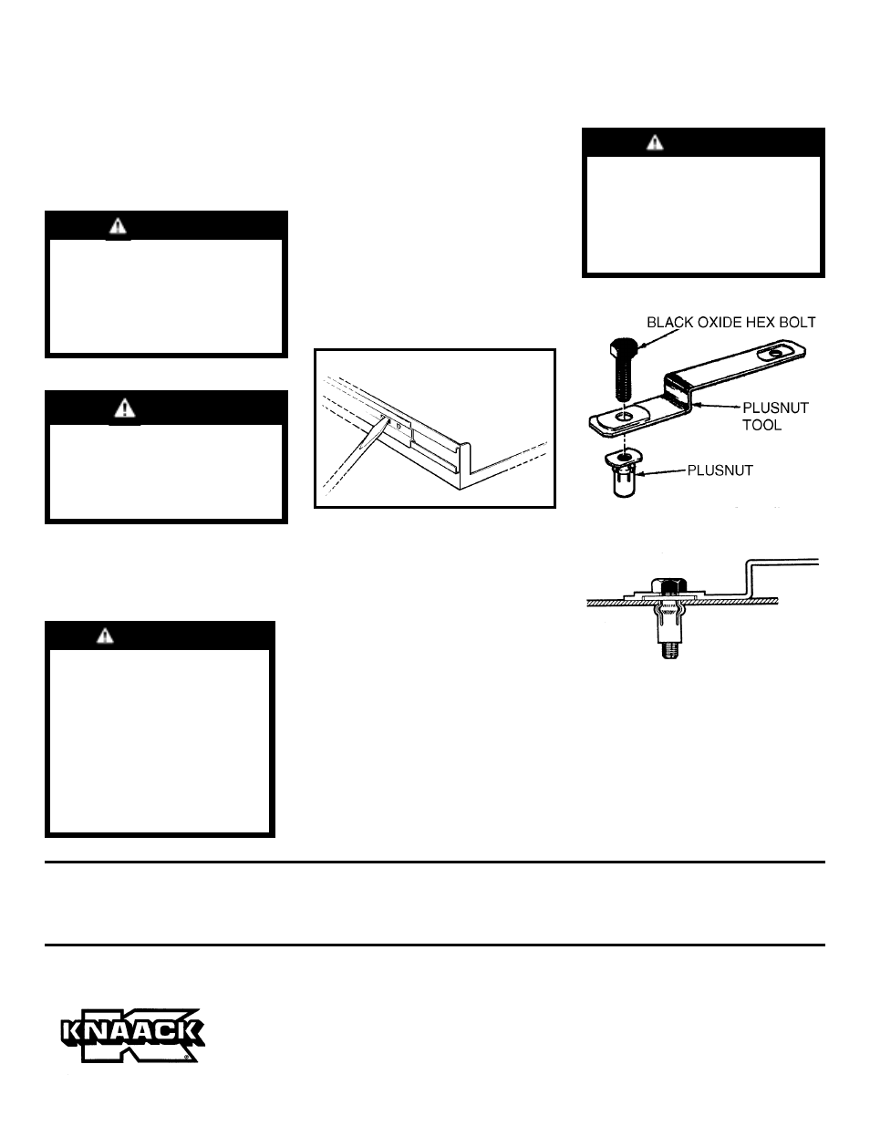 Caution, Warning | WEATHER GUARD Model 8931-3 Parts Box Cabinet User Manual | Page 2 / 2