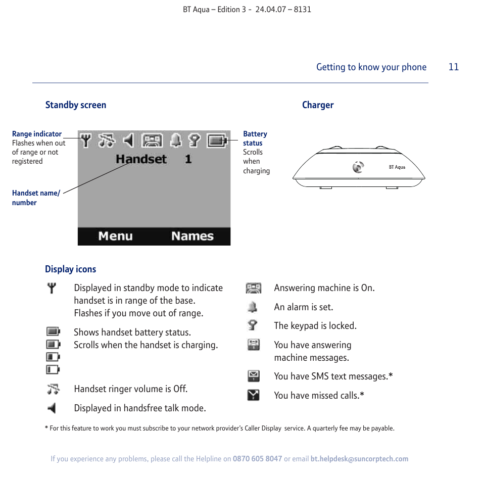 BT Aqua Cordless Telephone User Manual | Page 11 / 88