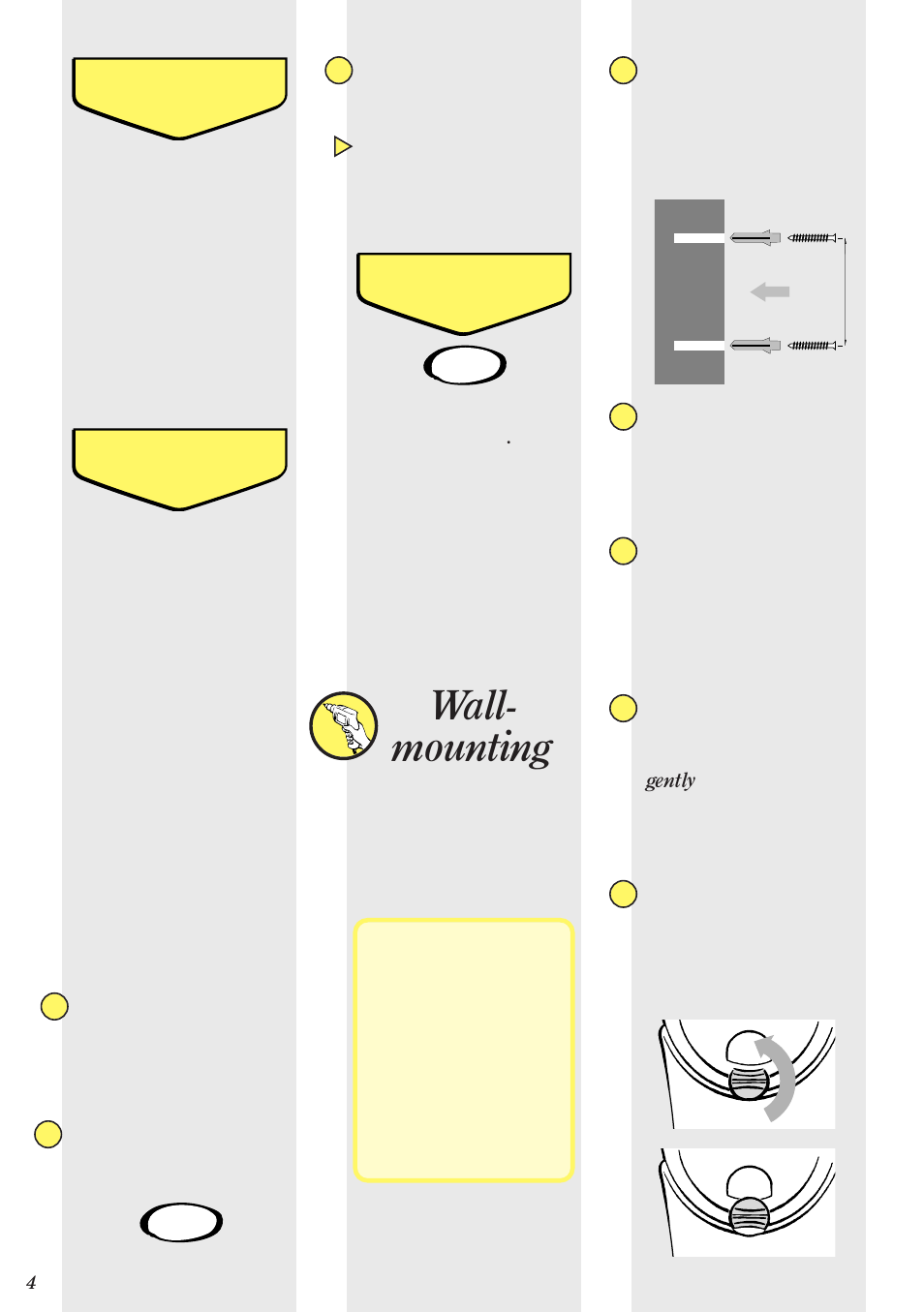 Wall- mounting | BT DECOR 200 User Manual | Page 5 / 6