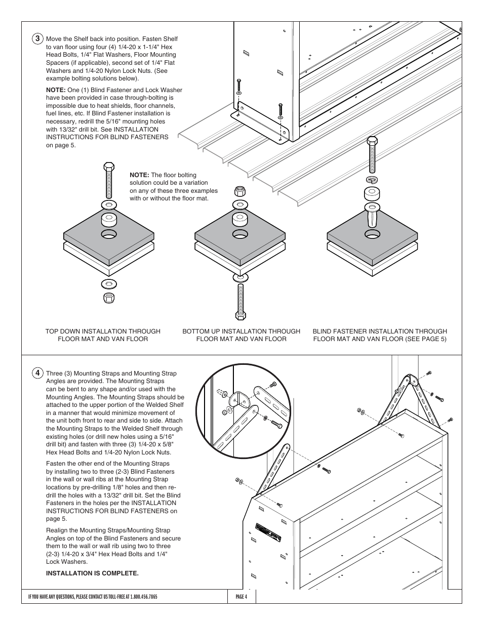 WEATHER GUARD Model 9452-3-01 EZ-Cube Shelf Unit, 42 in x 51 in x 14 in User Manual | Page 4 / 5