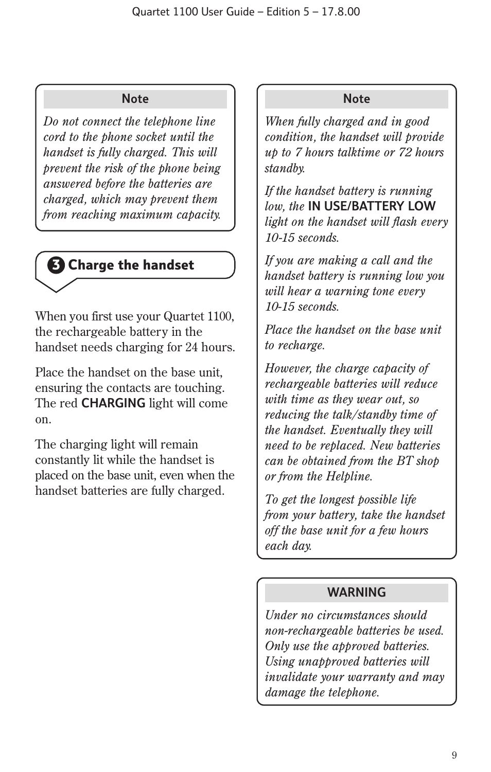 BT 1100 User Manual | Page 11 / 32