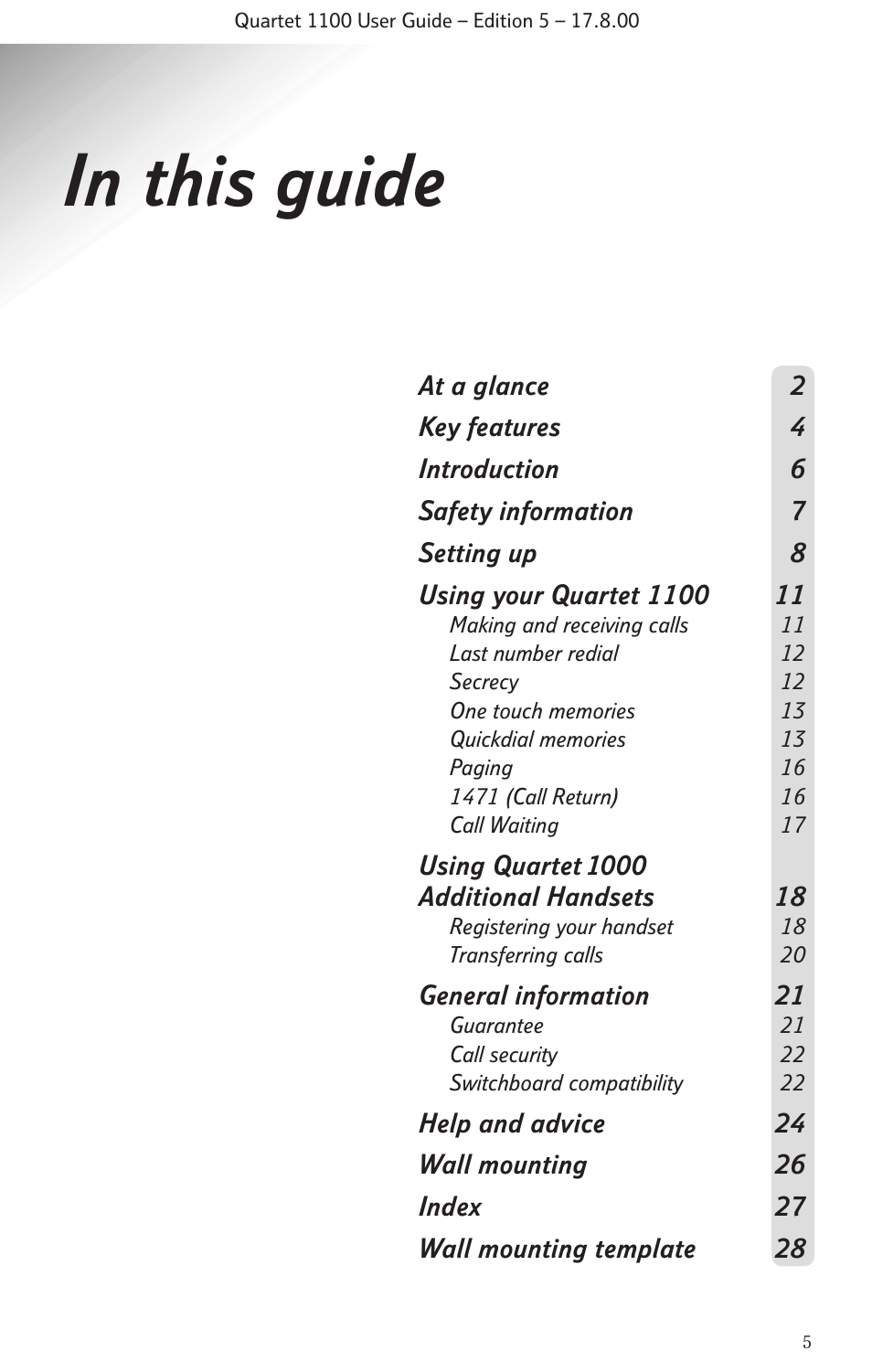 BT 1100 User Manual | Page 7 / 32