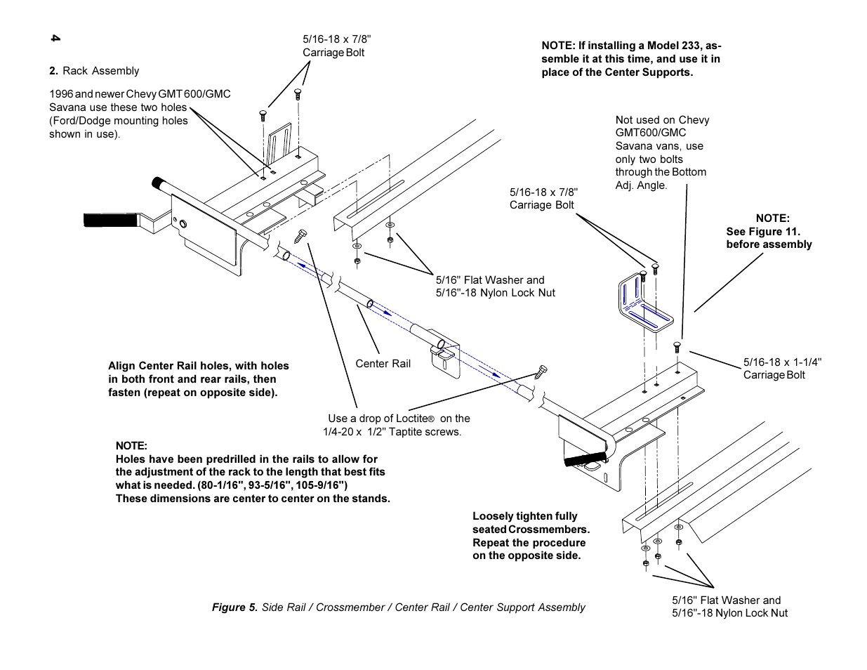 WEATHER GUARD Model 236-3-01 Quick Clamp Rack, Full-Size, Curb Side User Manual | Page 4 / 8