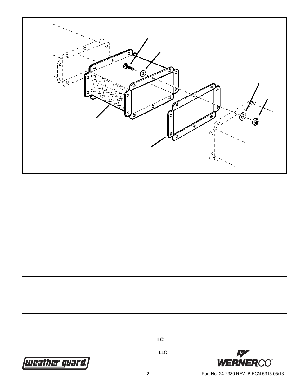WEATHER GUARD Model 238 Conduit Carrier Extension User Manual | Page 2 / 2