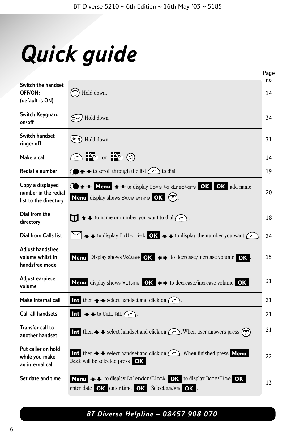 Quick guide | BT 5210 User Manual | Page 8 / 52
