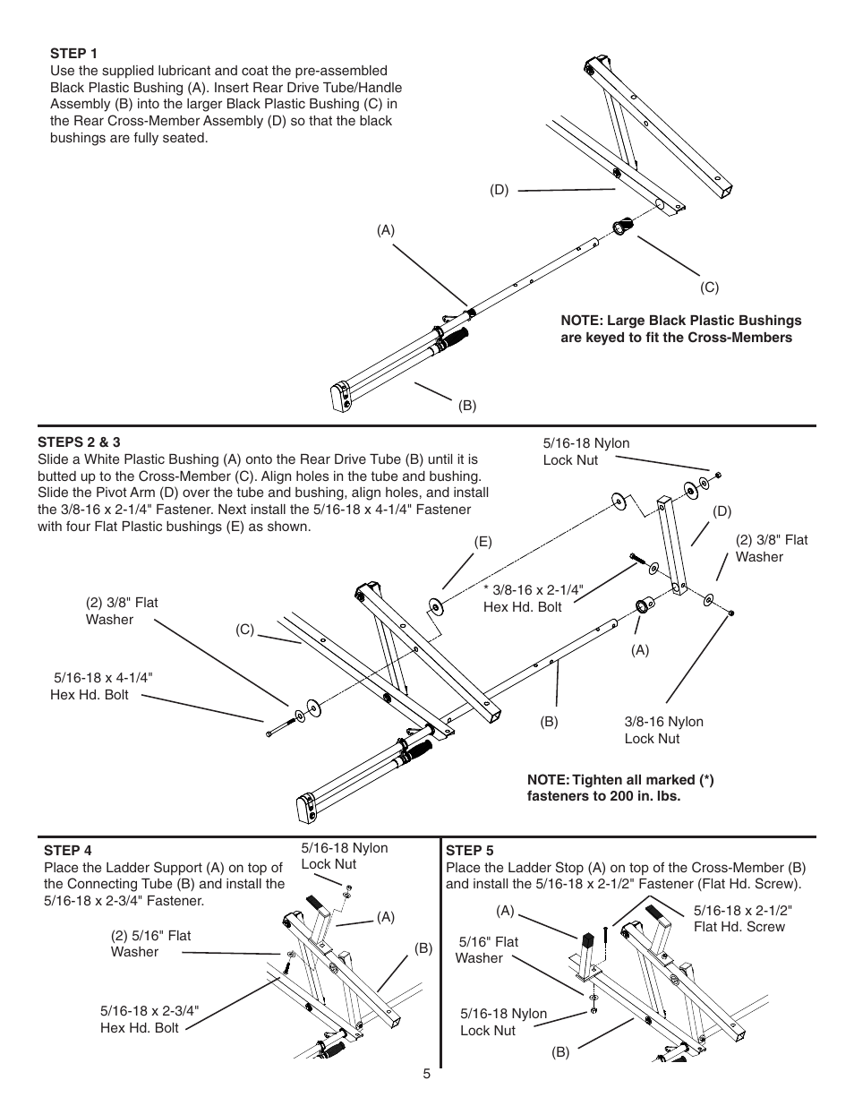 WEATHER GUARD Model 252-3-02 EZ-GLIDE® System, Full-Size, GM User Manual | Page 5 / 15