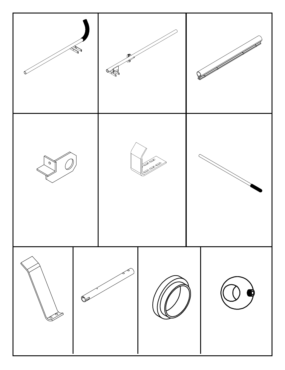 WEATHER GUARD Model 254 EZ-GLIDE® Clamp Kit, Universal, Driver Side User Manual | Page 2 / 8