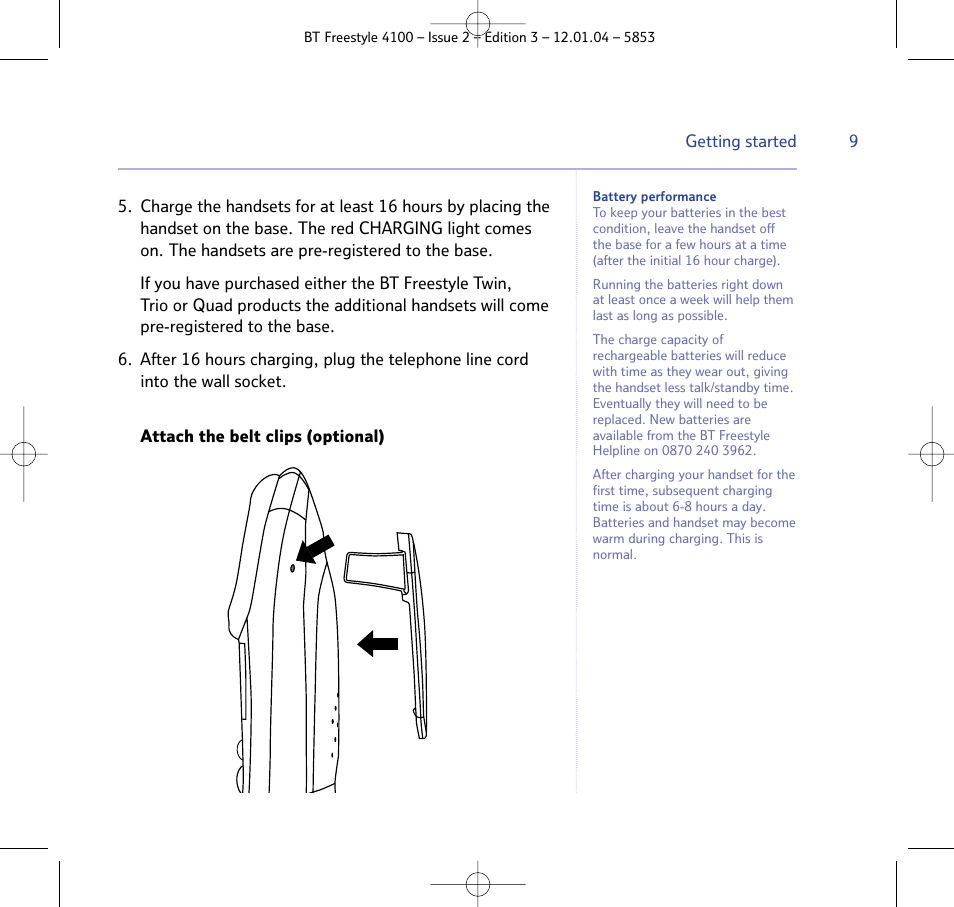 BT 4100 SMS User Manual | Page 9 / 81