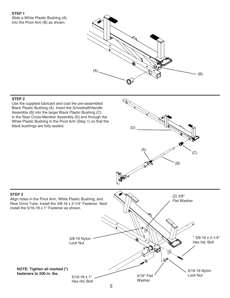 WEATHER GUARD Model 280-3-01 EZ-GLIDE® System, High-Roof User Manual | Page 5 / 15
