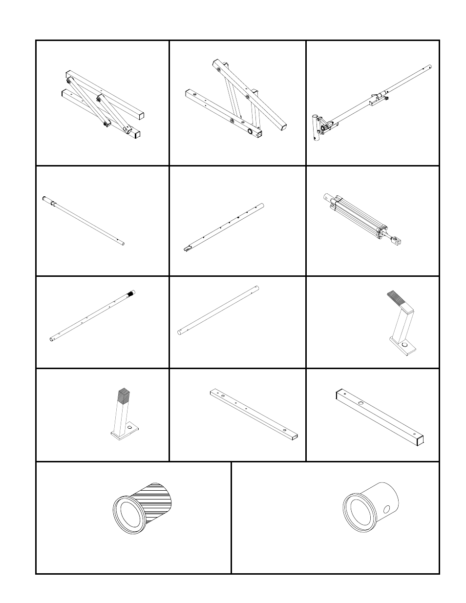 WEATHER GUARD Model 281 EZ-GLIDE® System, Passenger Side, 8 ft Hi-Cube Vans User Manual | Page 2 / 17