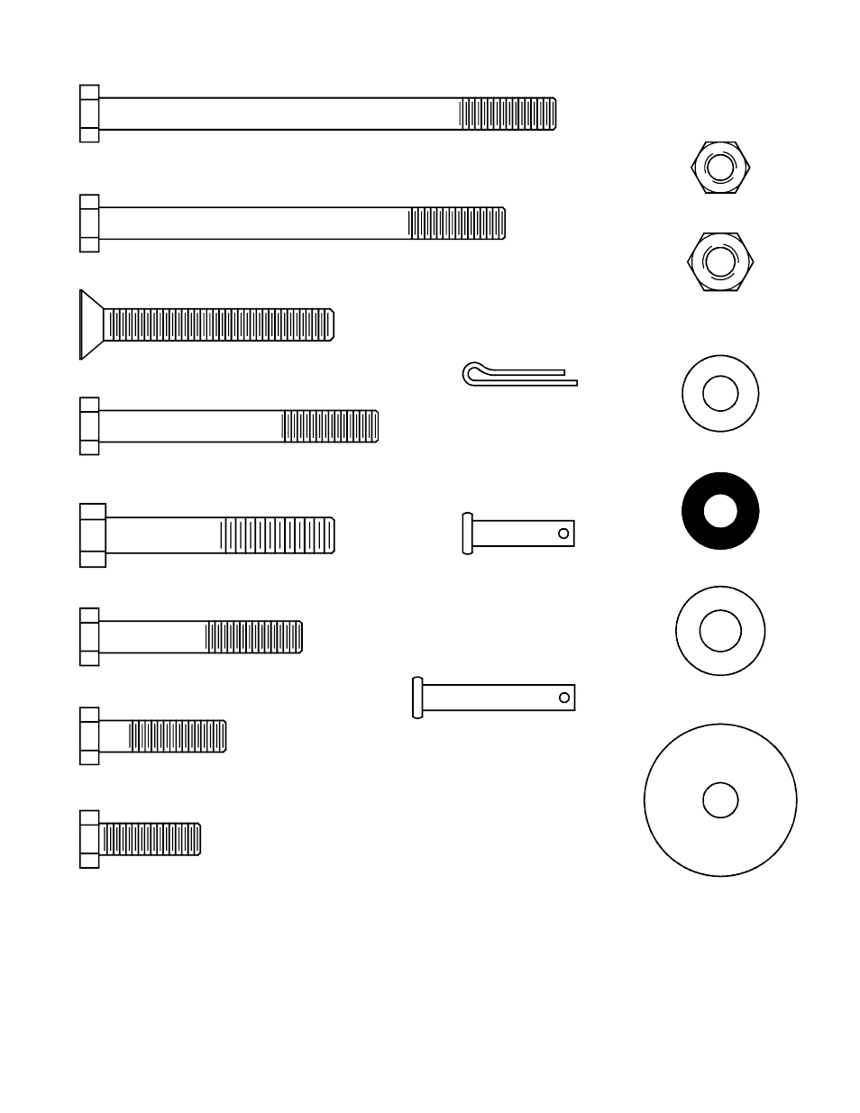 Fastener chart | WEATHER GUARD Model 281 EZ-GLIDE® System, Passenger Side, 8 ft Hi-Cube Vans User Manual | Page 3 / 17