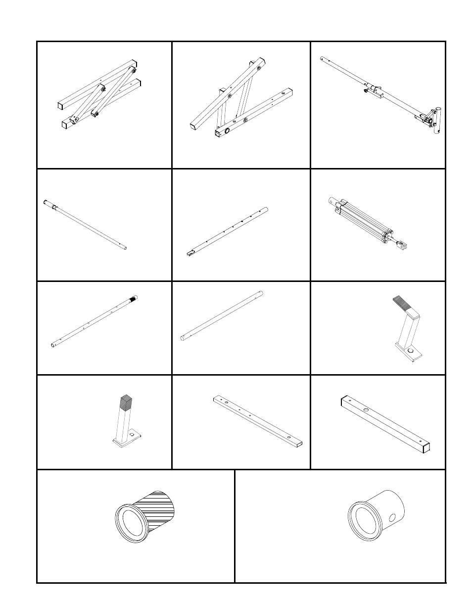 WEATHER GUARD Model 283 EZ-GLIDE® System, Driver Side, 8 ft Hi-Cube Vans User Manual | Page 2 / 17