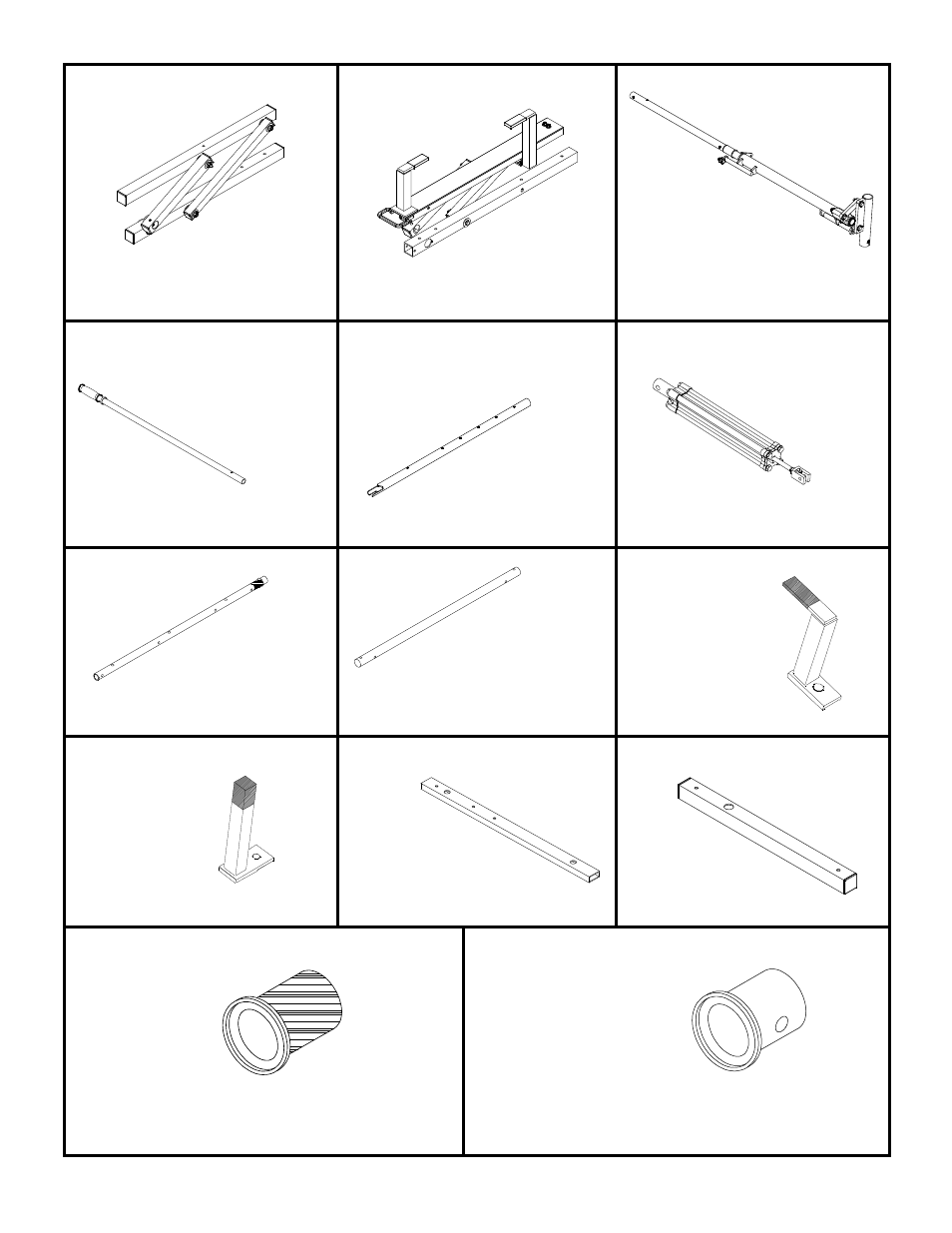 WEATHER GUARD Model 284 EZ-GLIDE® System, Driver Side, 10 ft Hi-Cube Vans User Manual | Page 2 / 17