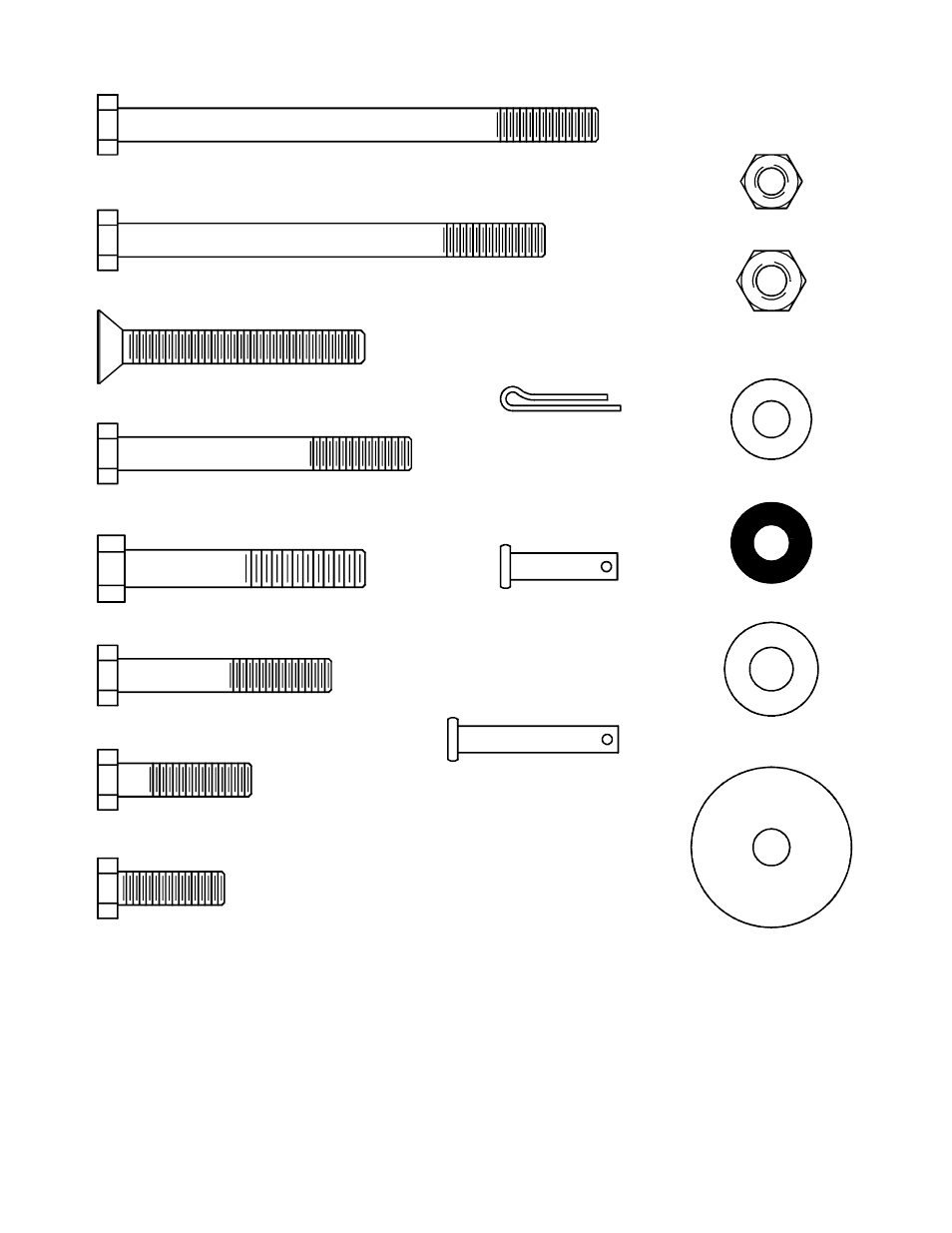 Fastener chart | WEATHER GUARD Model 284 EZ-GLIDE® System, Driver Side, 10 ft Hi-Cube Vans User Manual | Page 3 / 17
