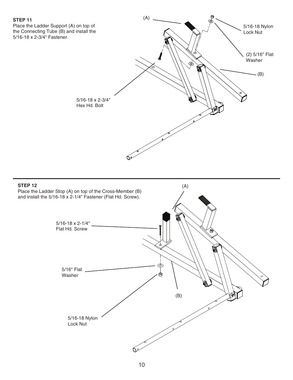 WEATHER GUARD Model 285-3-01 EZ-GLIDE® System, Mid-Roof User Manual | Page 10 / 16