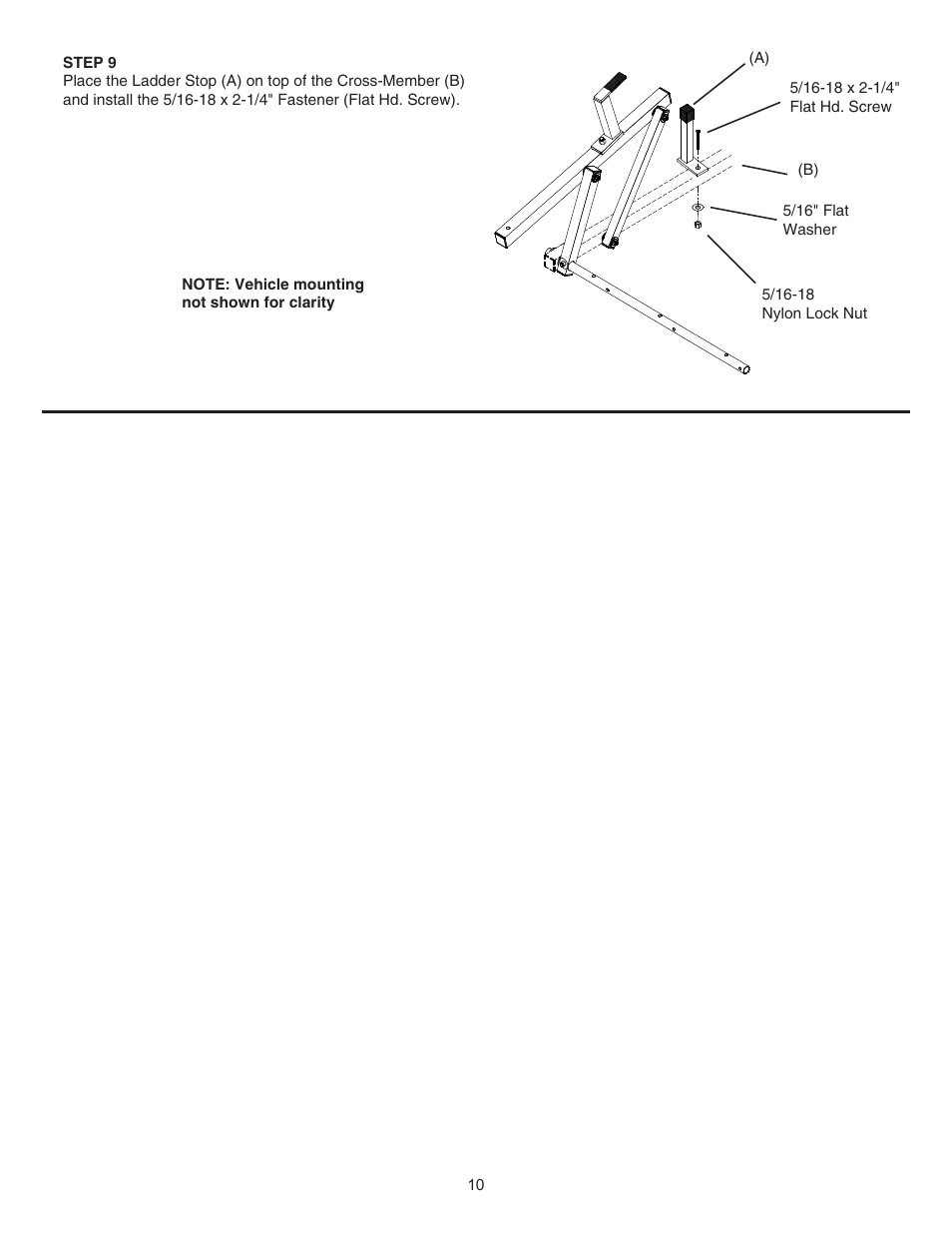 WEATHER GUARD Model 286-3-01 EZ-GLIDE® Drop Down Kit, High-Roof, Driver Side User Manual | Page 10 / 15