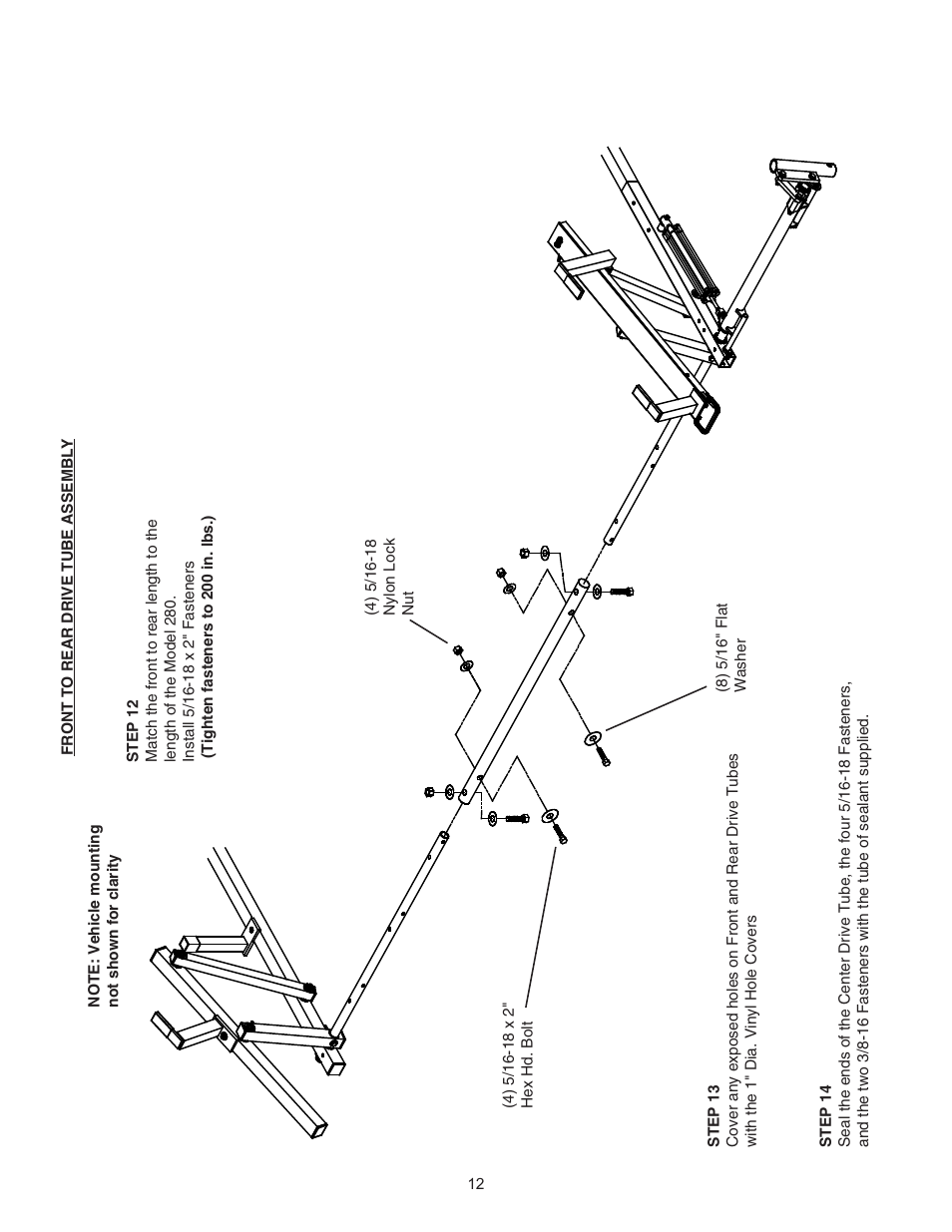 WEATHER GUARD Model 286-3-01 EZ-GLIDE® Drop Down Kit, High-Roof, Driver Side User Manual | Page 12 / 15