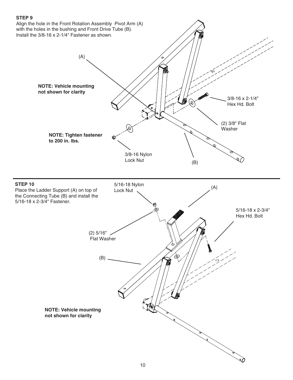 WEATHER GUARD Model 287-3-01 EZ-GLIDE® Drop Down Kit, Mid-Roof, Driver Side User Manual | Page 10 / 16