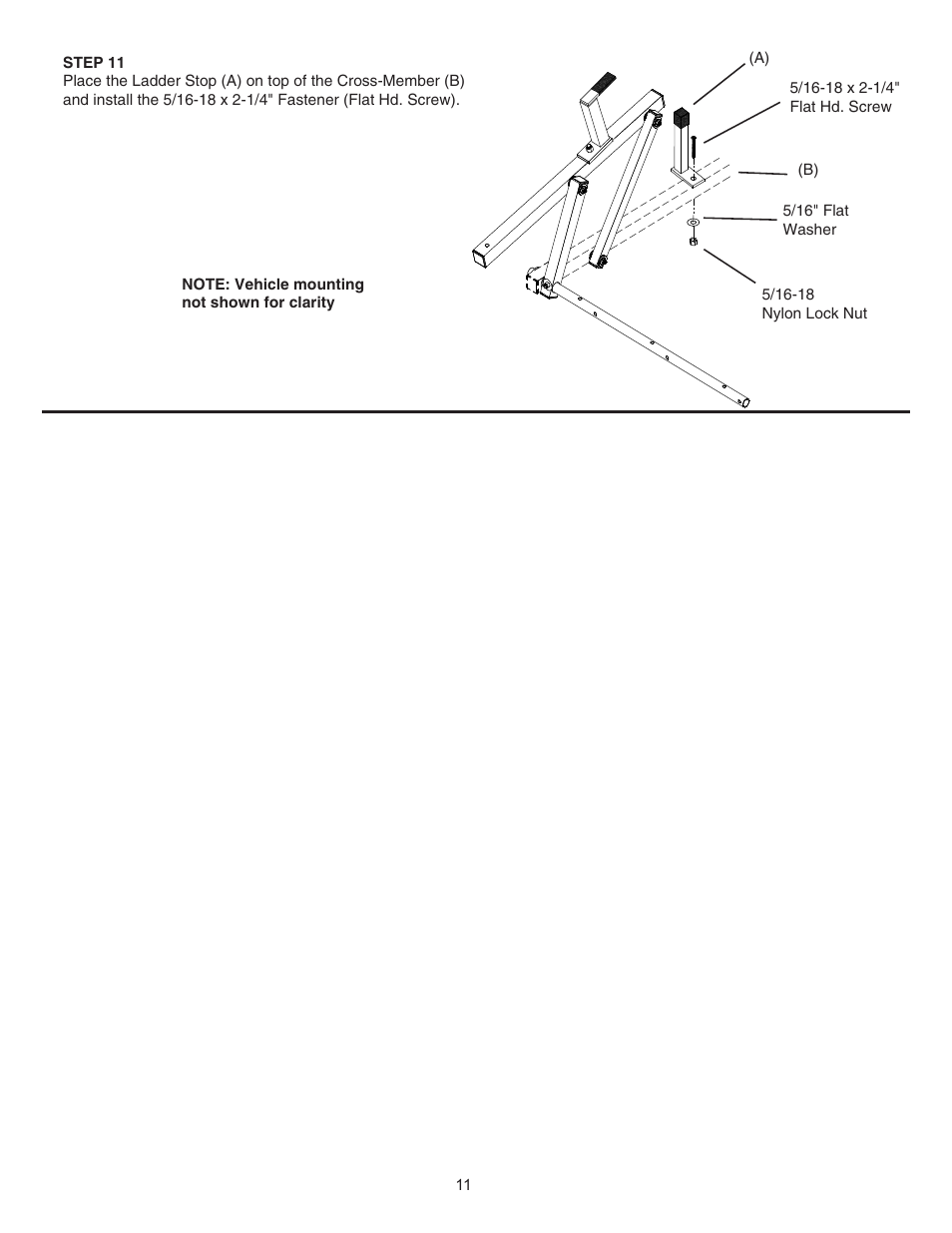 WEATHER GUARD Model 287-3-01 EZ-GLIDE® Drop Down Kit, Mid-Roof, Driver Side User Manual | Page 11 / 16