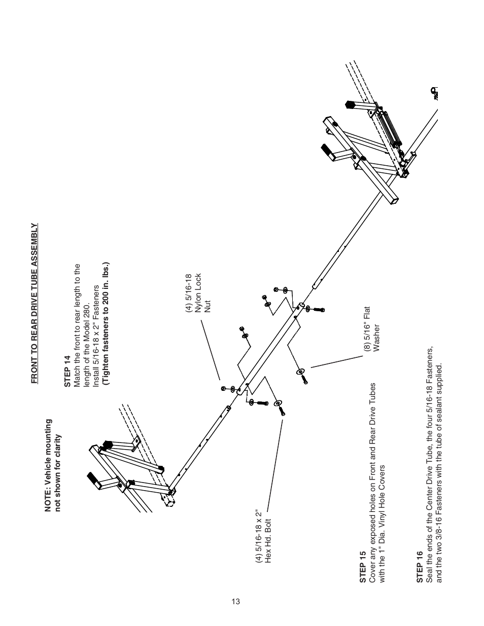 WEATHER GUARD Model 287-3-01 EZ-GLIDE® Drop Down Kit, Mid-Roof, Driver Side User Manual | Page 13 / 16