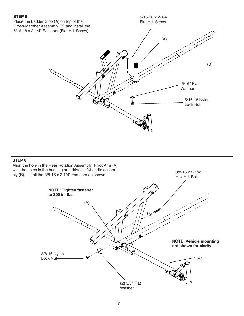 WEATHER GUARD Model 287-3-01 EZ-GLIDE® Drop Down Kit, Mid-Roof, Driver Side User Manual | Page 7 / 16
